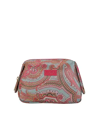 ETRO | Kosmetiktasche - Beauty Case (54 Türkis / Rot) | 